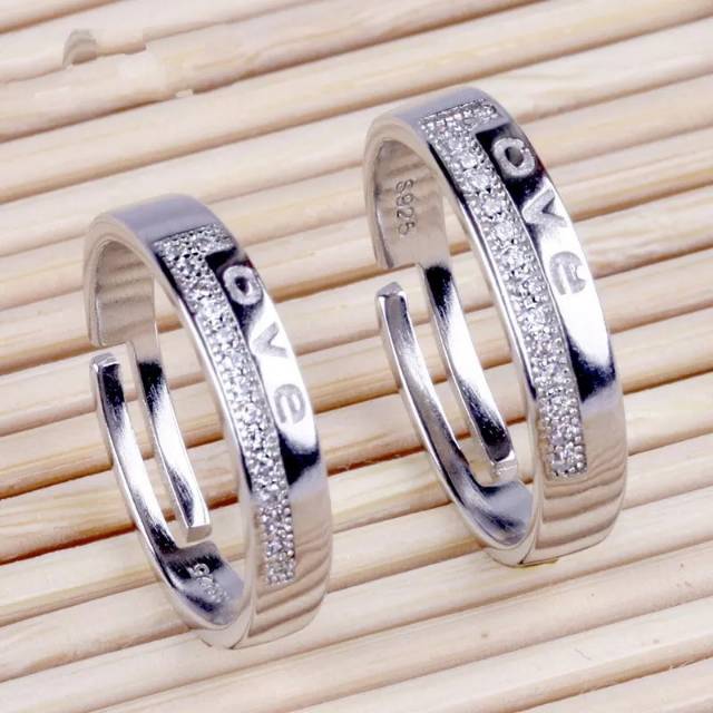 Cincin couple perak