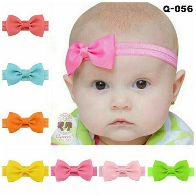 READY STOCK - BANDANA BAYI ANAK PITA KECIL WARNA-WARNI BANDO | BABY HEADBAND IMPORT BAJU MERMAID