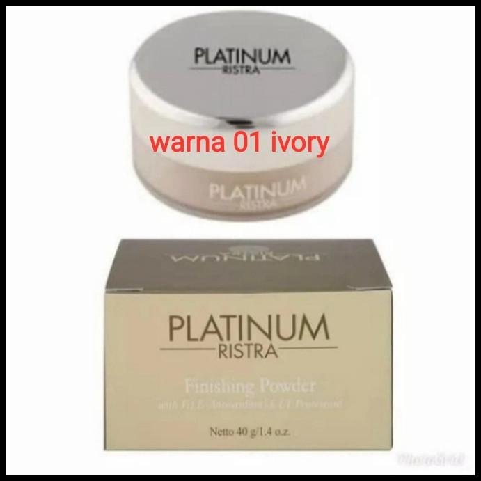 Bedak Tabur Ristra Platinum 01 Ivory 40 Gr Terbaru