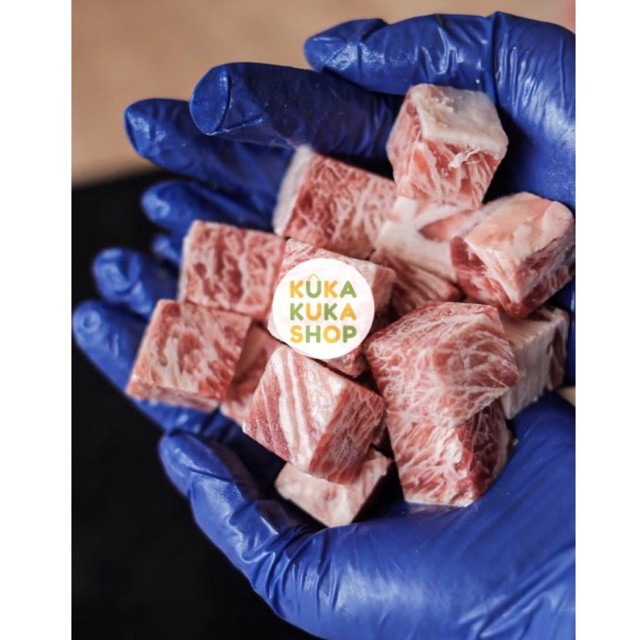 Daging Beef Wagyu Saikoro Cubes Meltique FRESH CUT! 250gr