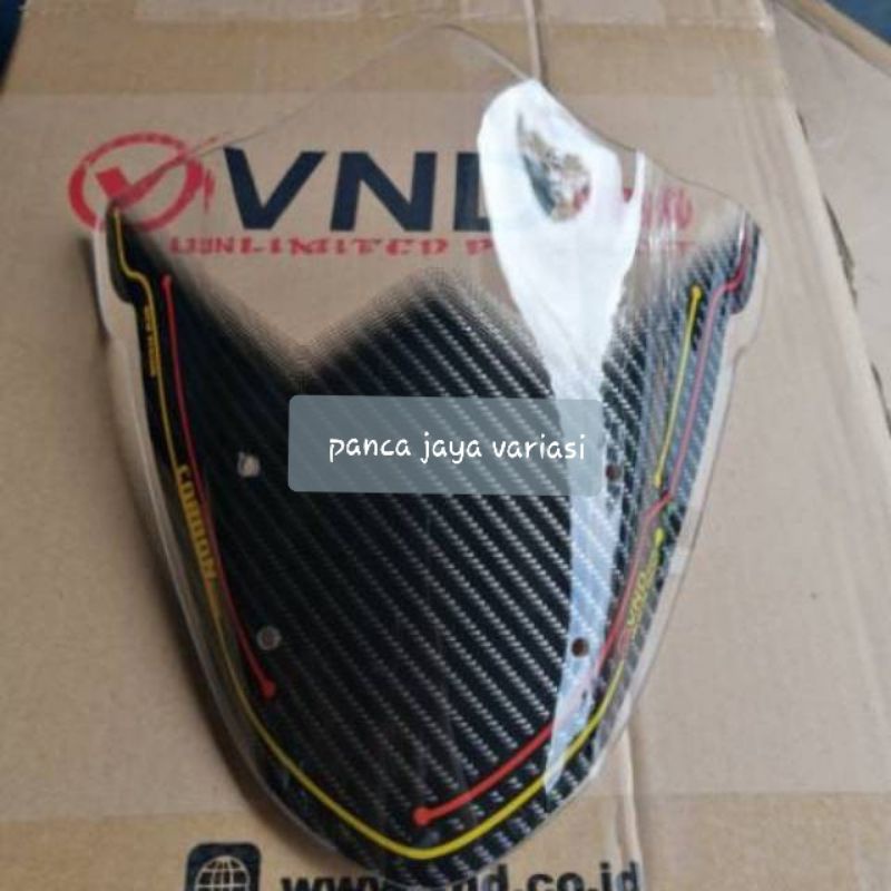 Visor Ninja R Winshield Ninja 150 R Karbon Merk VND Original