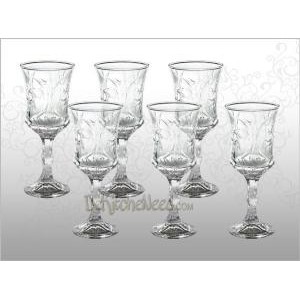 Vicenza Gelas Sloki Wine  Kristal V949CSG 6pcs Shopee 