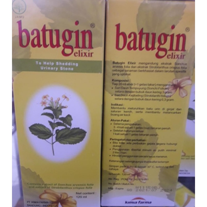 Batugin Elixir120ml &amp; 300ml Original Ex 2024