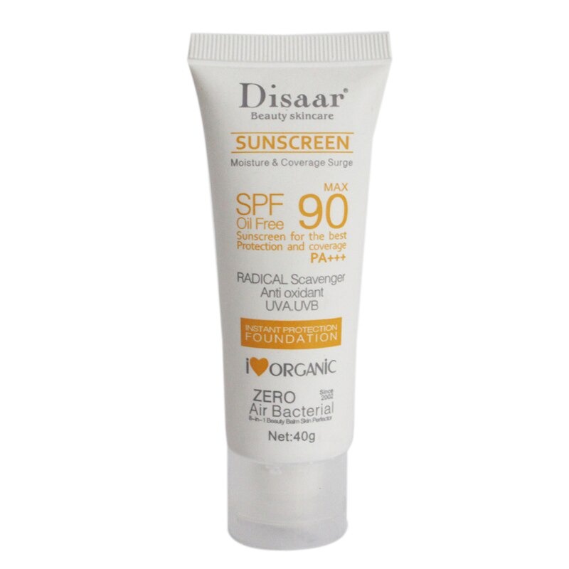 ✅ 100% Asli DISAAR Krim Sunscreen Sunblock SPF90 Tabir Surya Wajah Pemutih Pelembab Tabir Surya Anti-UV Kulit Hitam Kulit Hitam Krim Wajah Lotion Anti Penuaan Tabir Surya Perawatan Tubuh Wajah