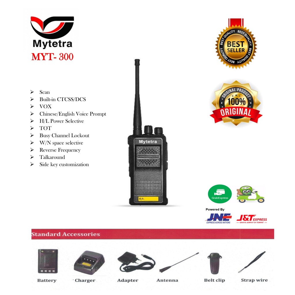HT Walkie Talkie Mytetra - 300 Black Original