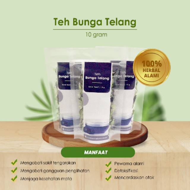 

Teh Bunga Telang Kering / Herbal / obat Herbal / Organik / Sehat dan murah
