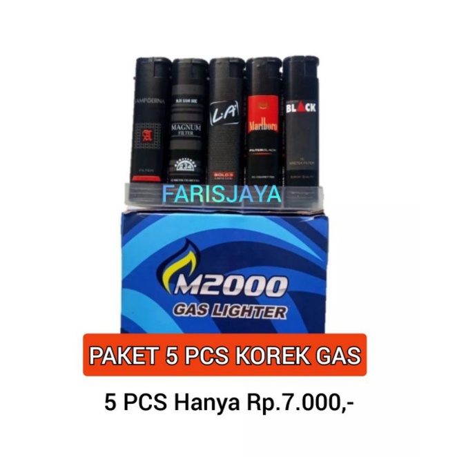 KOREK GAS M2000 MAGNET PAKET HEMAT 5 PCS KOREK API