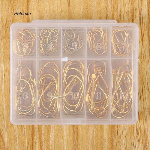 Pst _ 100Pcs 3 # -12 # Kail Pancing Bahan Metal Tahan Lama