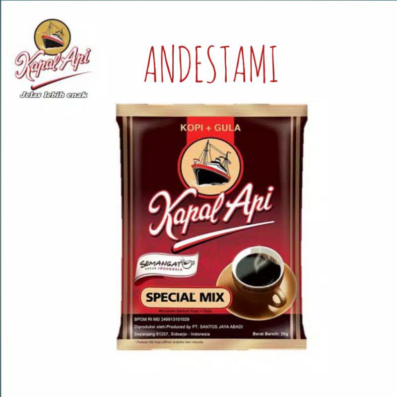 

kopi kapal api mix isi @10pcs