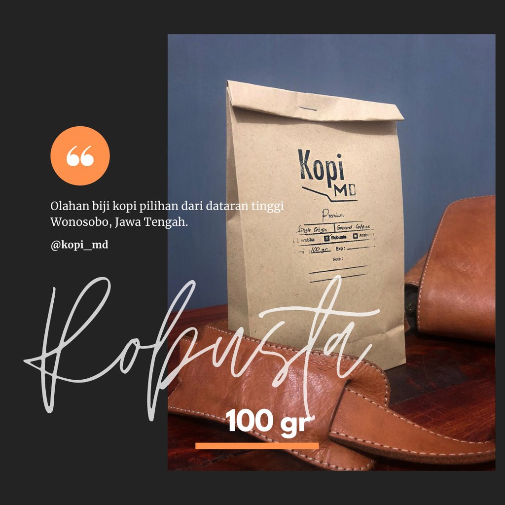 

Kopi Premium – Kopi Robusta – Kopi MD 100gr