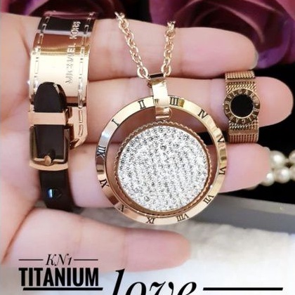 Set Perhiasan Titanium Wanita 028