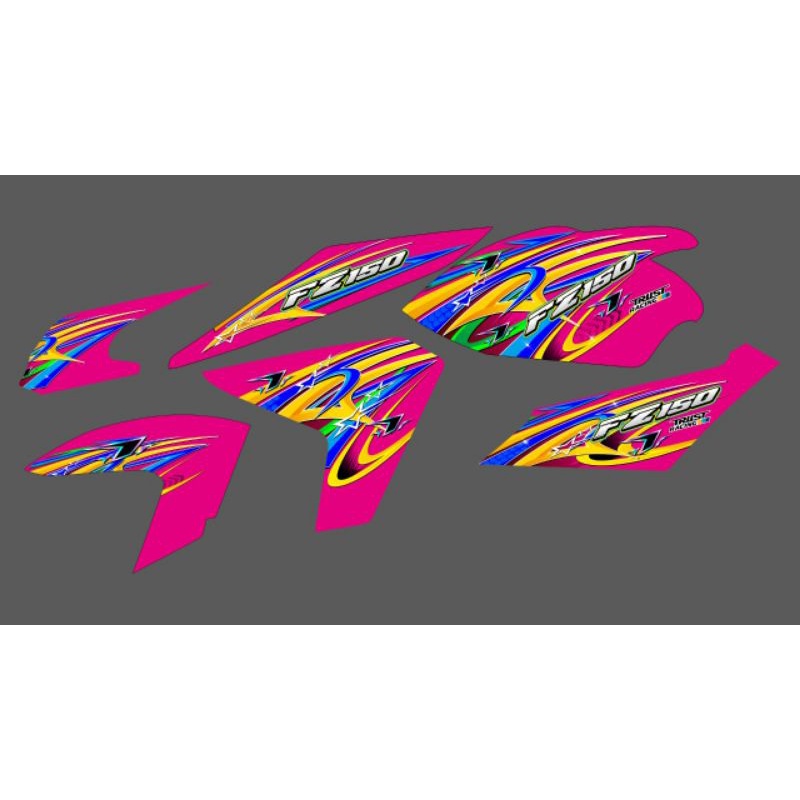 STRIPING LES DECAL VIXION NVL TRANSPARAN CUSTOM LIS GRAFIS