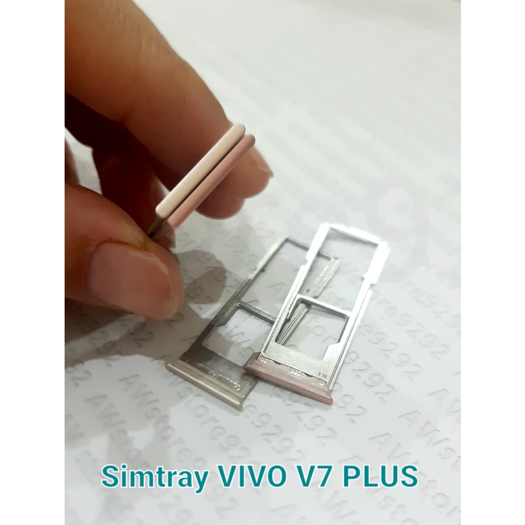 Slot Tempat Dudukan Kartu Simcard Sim card Lock Simtray Sim Tray Vivo V7 Plus