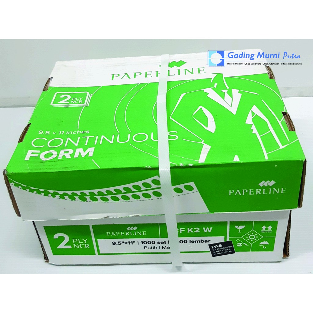 

Kertas Continuous Form PAPERLINE 2PLY NCR 9.5X11 INCHES