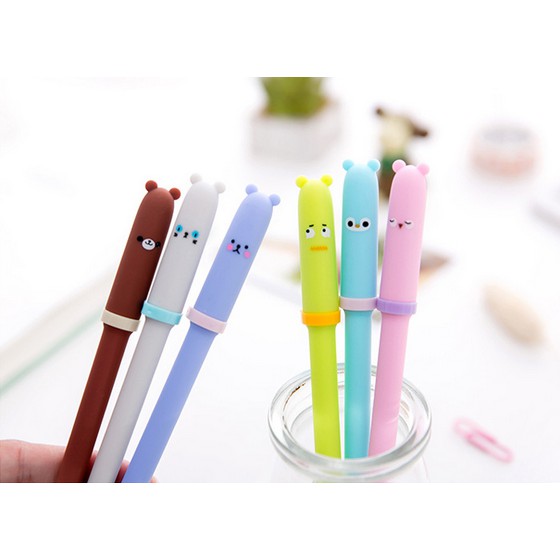 

SALE!!! TERLARIS!!! Pulpen Gel Funny Animal Berkuping 0.38mm UNIK