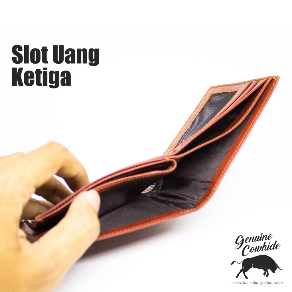 Dompet Pria Model 3D - Dompet Kulit Asli Model 3D - Dompet 3D