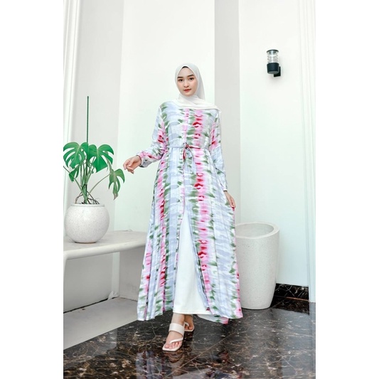 RAIN MAXI (ld104, pjg 133) - Gamis Busui Tie Dye