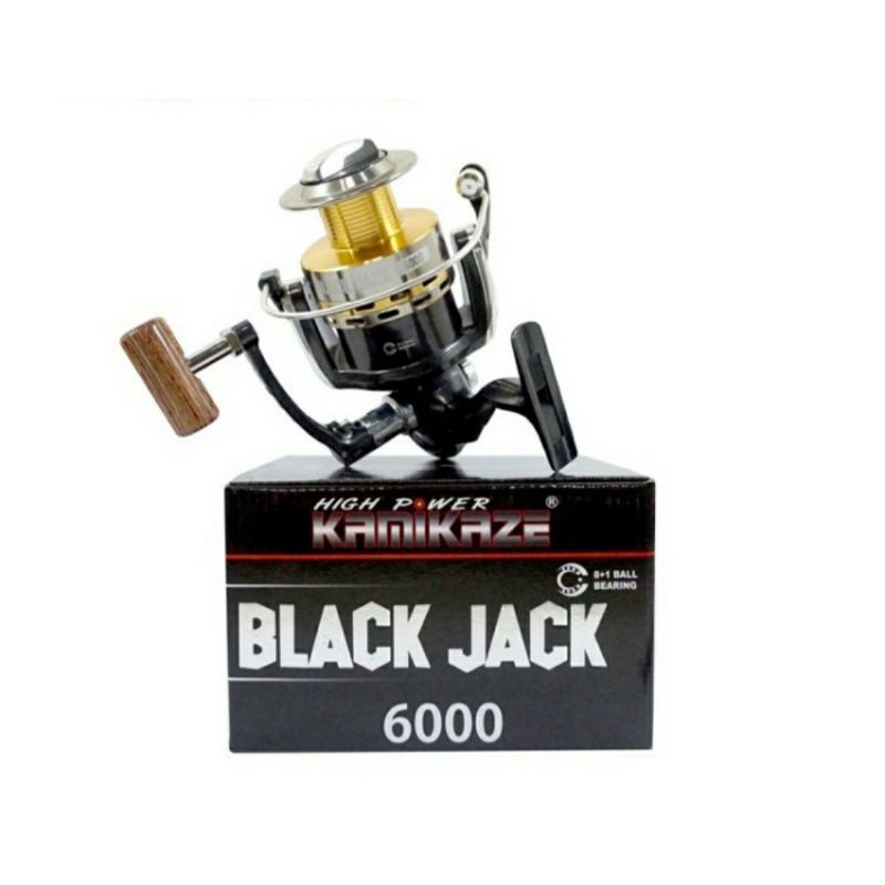 Termurah Reel Kamikaze Black Jack 6000 Spining