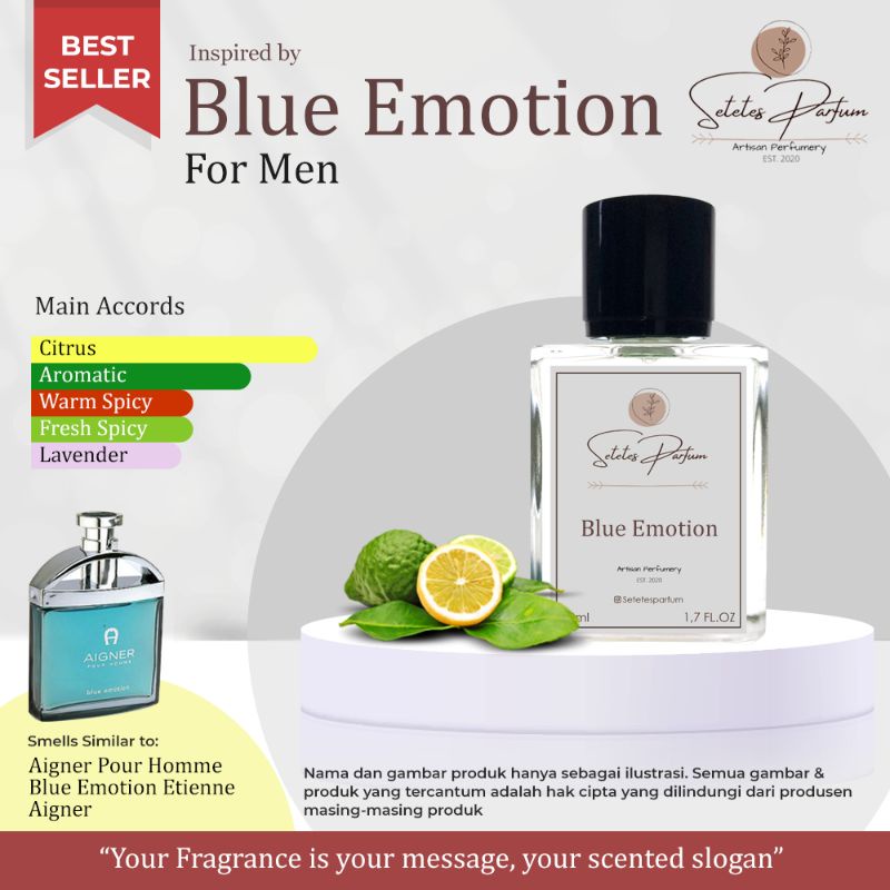 Setetes Parfum Blue Emotion - Parfum Pria