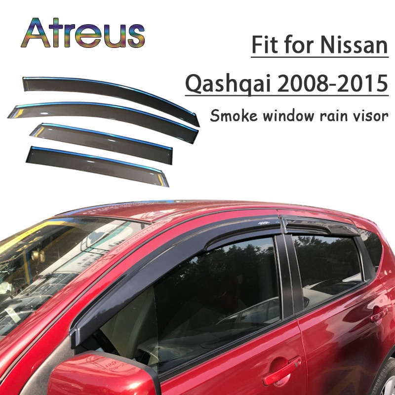 1 Set Visor Jendela Mobil Nissan Qashqai 2008-2015 2016-2021 Bahan ABS