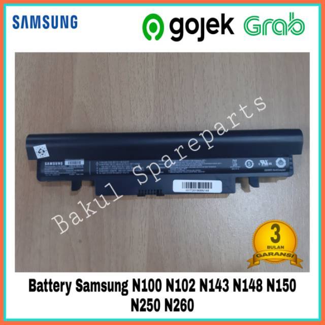 Baterai Batre Original Samsung N100 N102 N143 N148 N150 N250 N260 N120S N143 N143P N145P N150 N150P