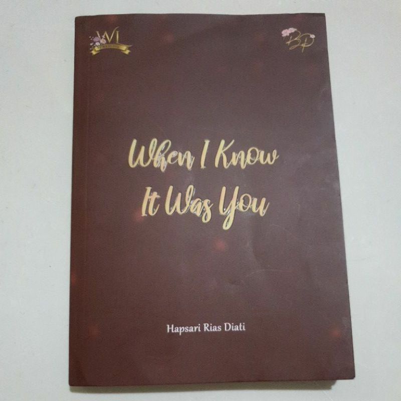 When i know it was you by Hapsari Rias Diati