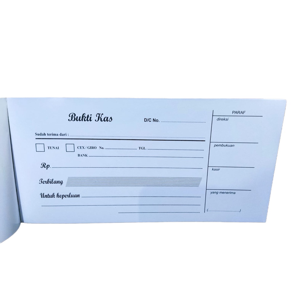 

MilL KNI BUKU BUKTI KAS ( 10 buku )