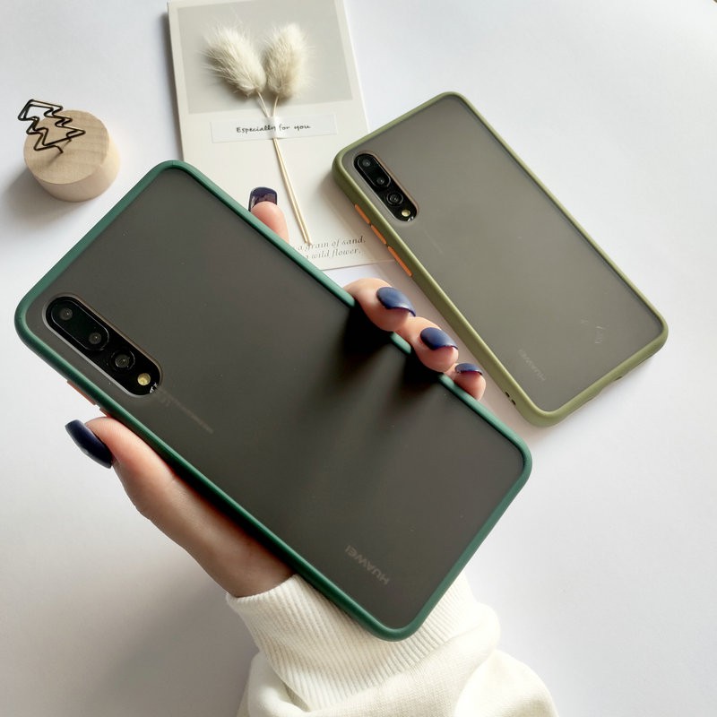 Casing Huawei Y7A Y6P 2020 Y9s Nova 5T 3i Y9 Prime Y7 Pro 2019 Y5 2018 P20 P30 Pro Lite Honor 8A 7S 20  Frosted Soft Case-7