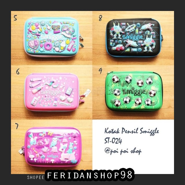 

FS1087 STATIONERY STAND KOTAK TEMPAT PENSIL ATK SMIGGLE ALAT TULIS PENCIL CASE ORGANIZER HARDTOP - L