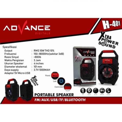 SPEAKER BLUETOOTH ADVANCE H-401