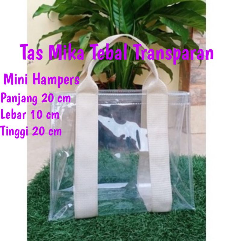 

Tas Hampers Mika Transparant Kuat Kokoh Tebal cocok untuk Parsel Sembako