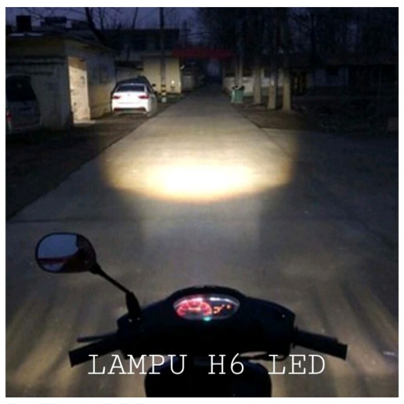1pc Lampu Kabut Depan Csp H4 Ba20D H6 P15D dc ac 12v 24v  Led 6000k 12v Untuk Vixion/bebek/metic