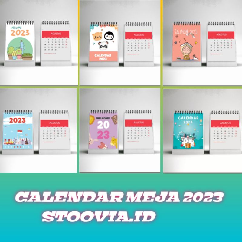 Jual Kalender Meja Mini Kalender Mini Kalender 2023 Kalender Meja