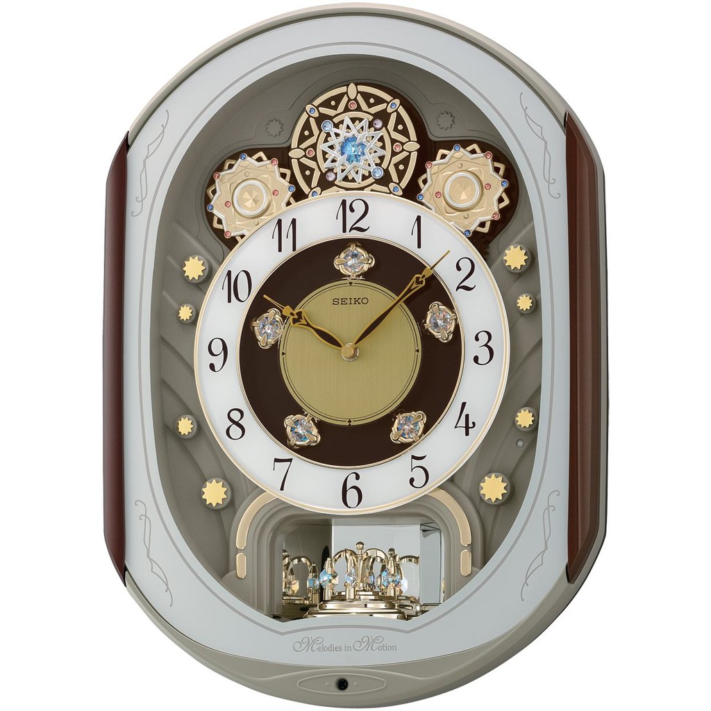 The Bazaar Seiko Wall Clock Qxm276b Melodies In Motion Shopee Indonesia