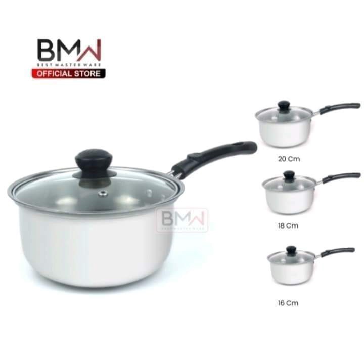 [ BISA COD ] Panci Susu Milk Pot Pan Milkpot Milkpan Stainless Steel 3 IN 1