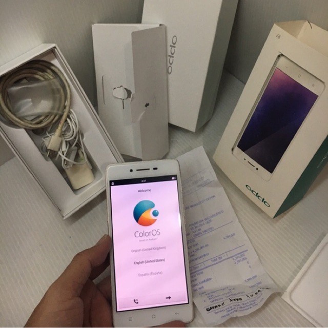 Oppo R7f Gold 3Gb Second