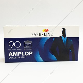 Amplop Putih Paperline 90 PPS Uk. 110 x 230 mm | Shopee