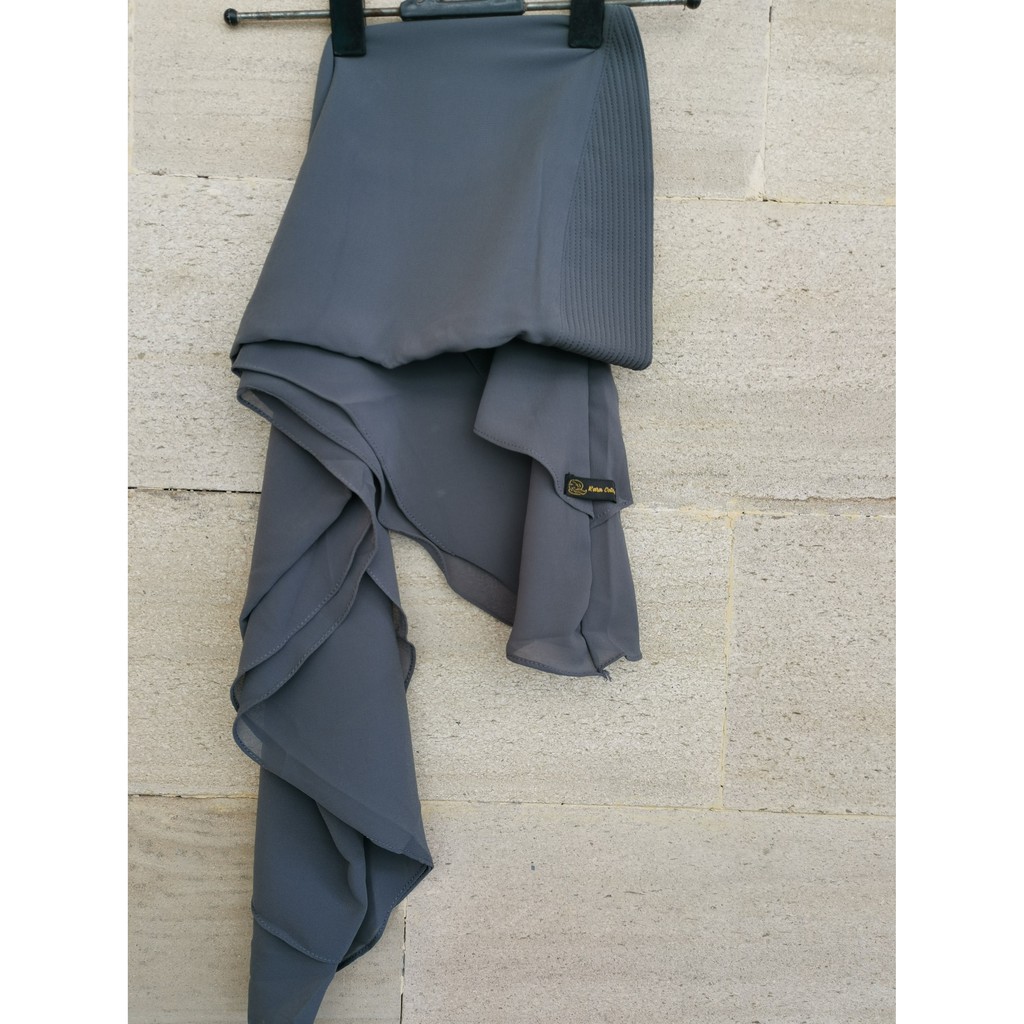 Jilbab Khimar Khimar Rempel Ceruti babydoll 2 Layer Jumbo Swaroski