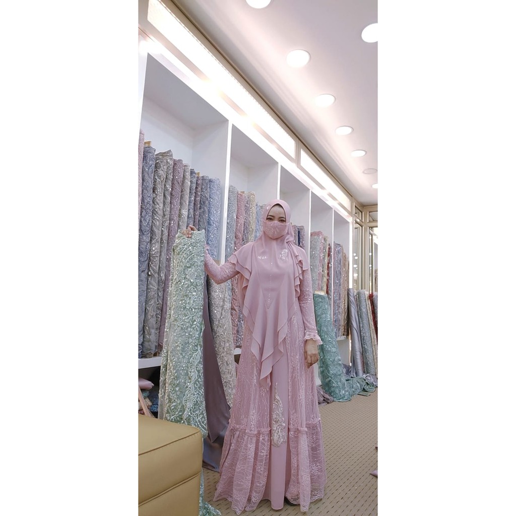 [FAESTA SYAR'I] GAMIS SYARI / DRESS SET MEWAH " AURA SET VOL 2" By Faesta Syar'i