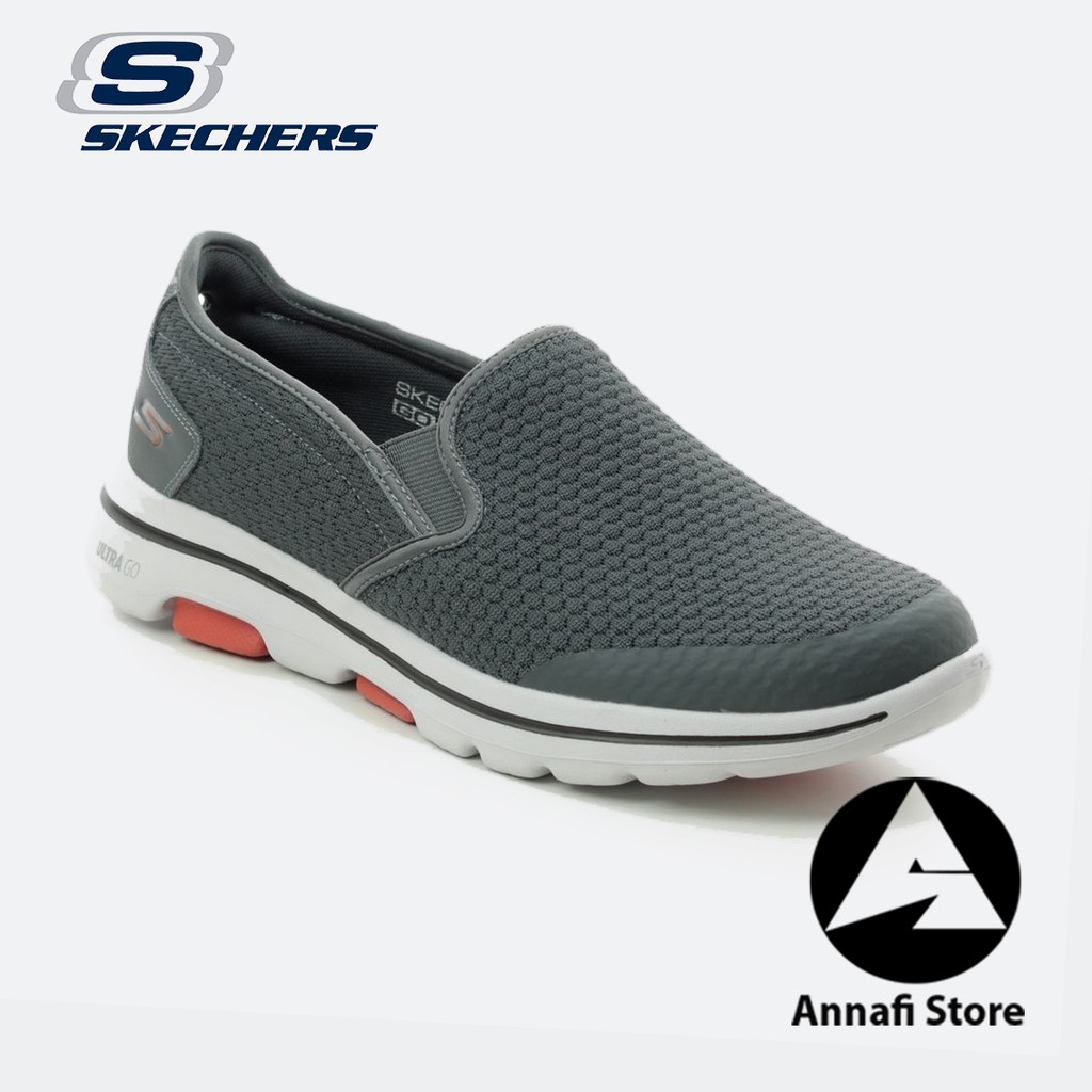 JUAL SEPATU SLIP ON SKECHERS GO WALK 5 APPRIZE 55510-CHAR ORIGINAL