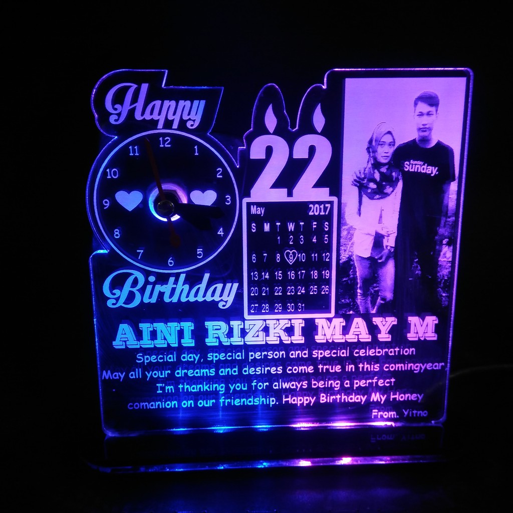 Termurah !! Kado Unik Lampu Hias Foto cocok untuk hadiah ulang tahun