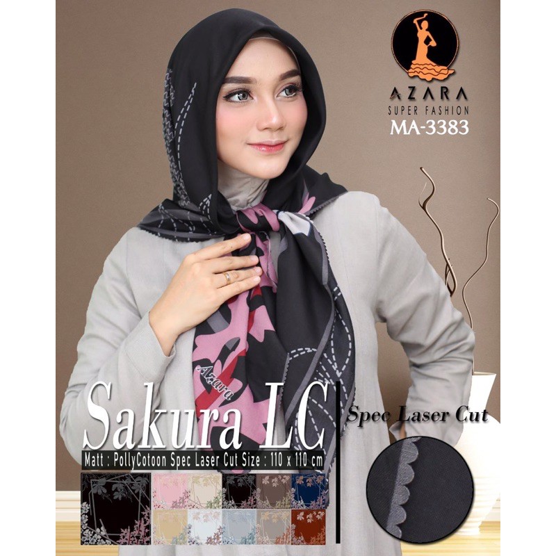 Segiempat/Voal Motif 110x110-3