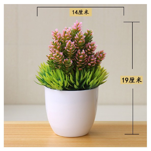 TANAMAN BUNGA PLASTIK DEKORASI RUMAH TANAMAN HIAS TERLARIS GROSIR IMPORT PBP02-7