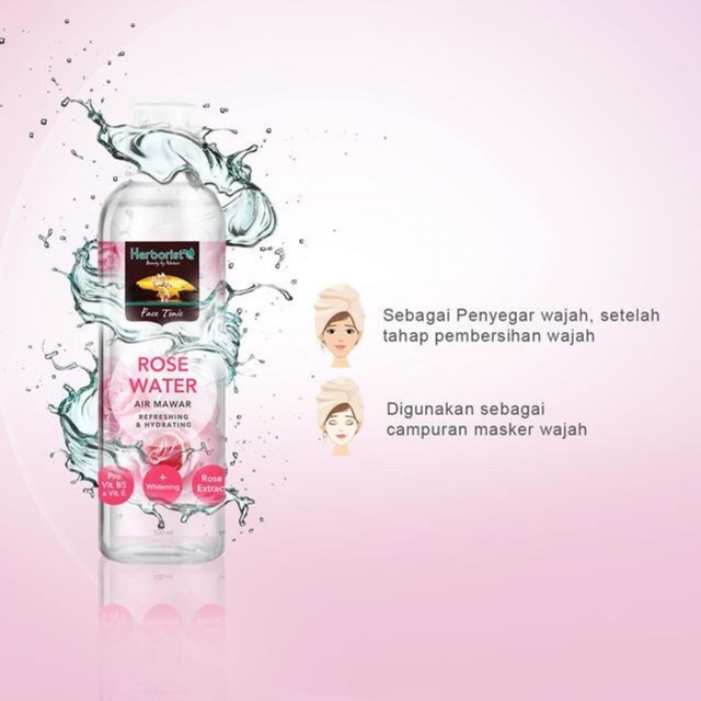 Herborist Air Mawar Rose Water 100ml