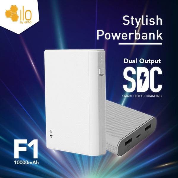 Hippo Powerbank ILO F1 10000 MAh Original Resmi