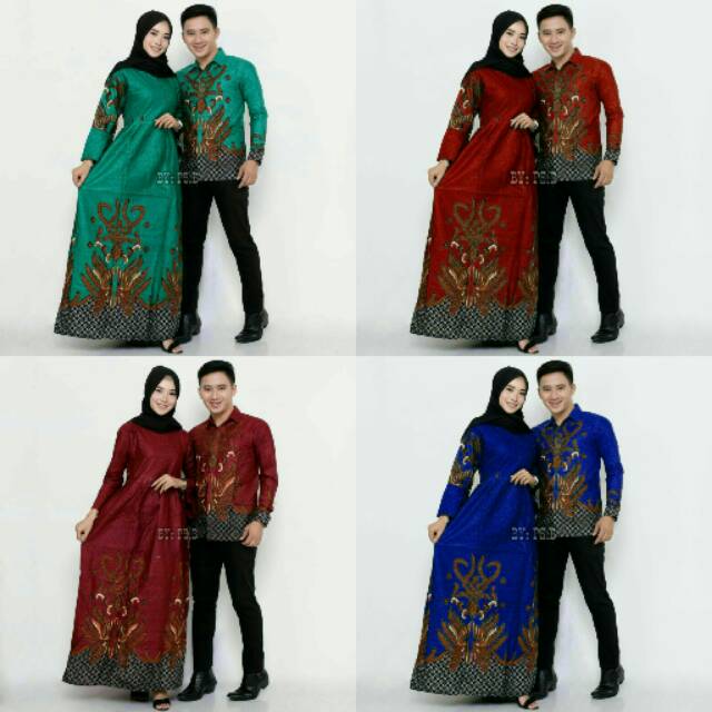 Maura Couple - Sania Ruffle Batik Couple Ori Ndoro Jowi