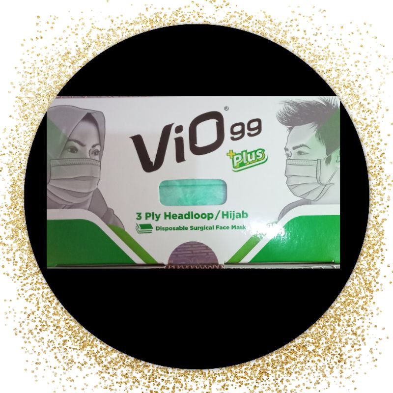 Headloop/Hijab - Vio 99 Disposible Surgical Face Mask