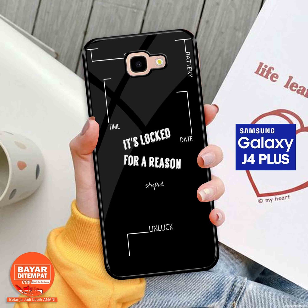 Untung Case Samsung J4 Plus [ Fold 17 ] - Hardcase Samsung J4 Plus  - Softcase Samsung J4 Plus - Cas