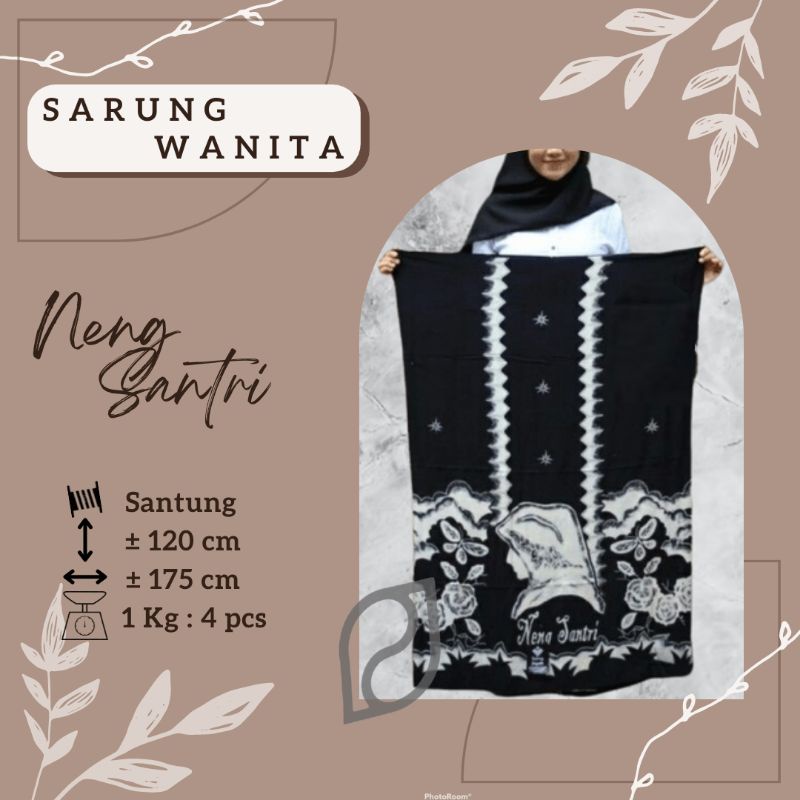 Motif Neng Santri | Sarung Wanita | Sarung Santung | Sarung Goyor | Sarung Neng Santri | Sarung Sant