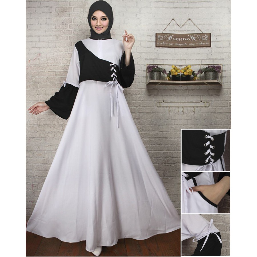 Model Baju Gamis Baloteli Polos